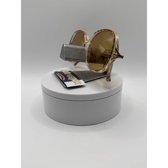 NEW Vintage Sunglasses | Grandma Style | Brown Mosaic Frame | #857 Made In Italy main image 8